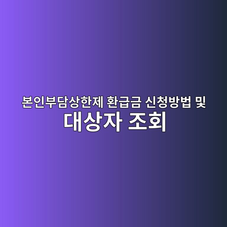 본인부담상한제 환급금 신청방법 및 대상자 조회 3 ebb3b8ec9db8ebb680eb8bb4ec8381ed959ceca09c ed9998eab889eab888 ec8ba0ecb2adebb0a9ebb295 ebb08f eb8c80ec8381ec9e90 eca1b0ed9a8c 1786932243
