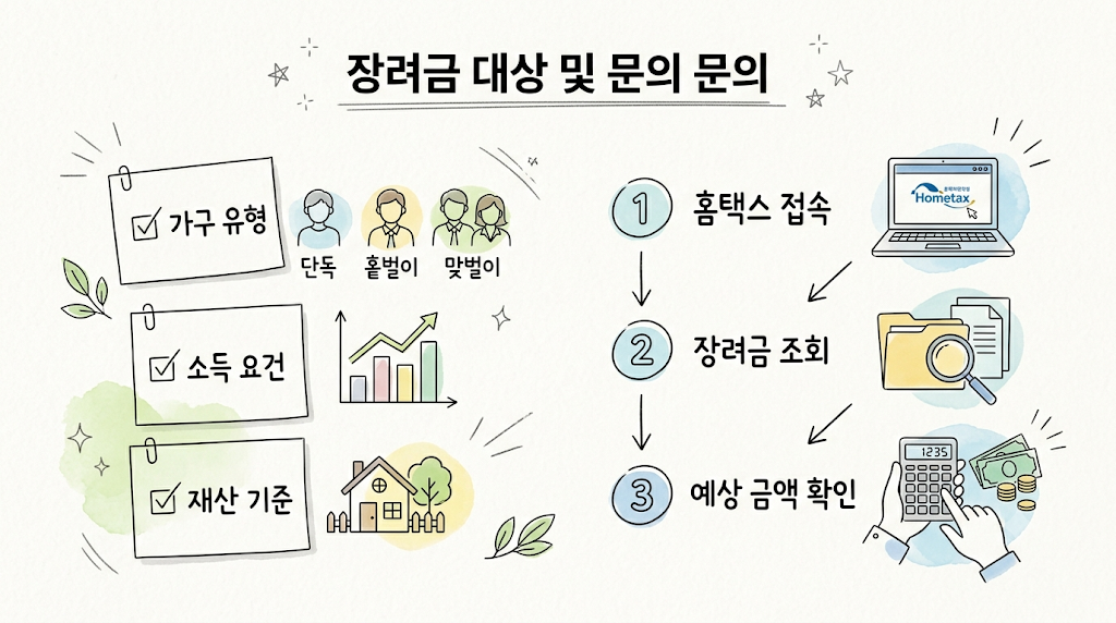 2026 근로장려금 대상 기준 및 금액 조회 1 image 1