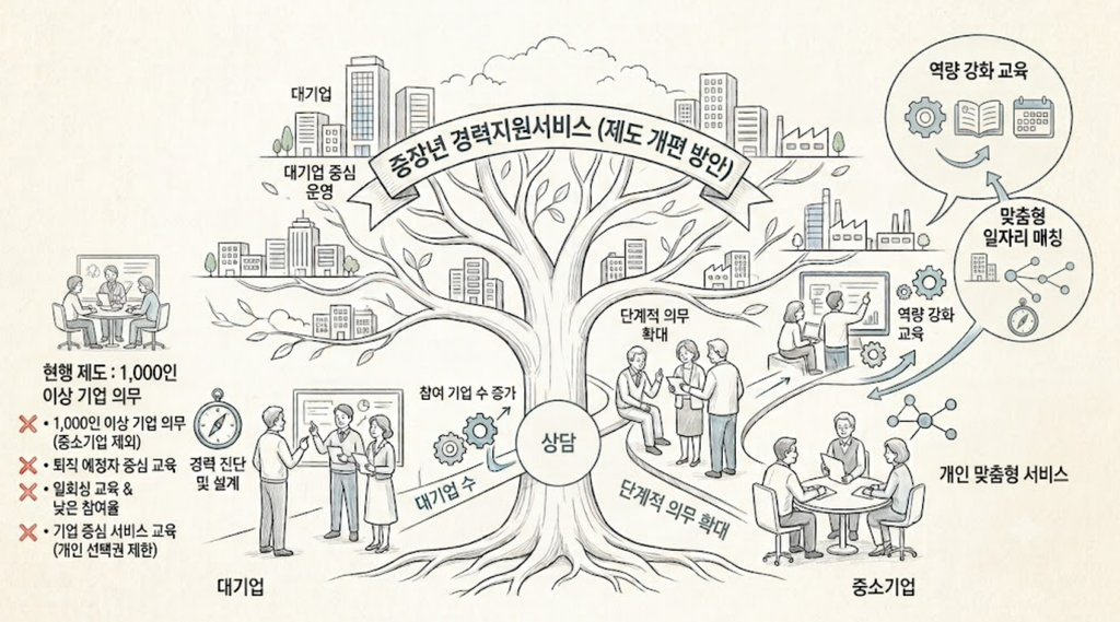 중장년 경력지원서비스 대상기업 확대, 신청방법과 받을 수 있는 혜택 정리 1 image 8