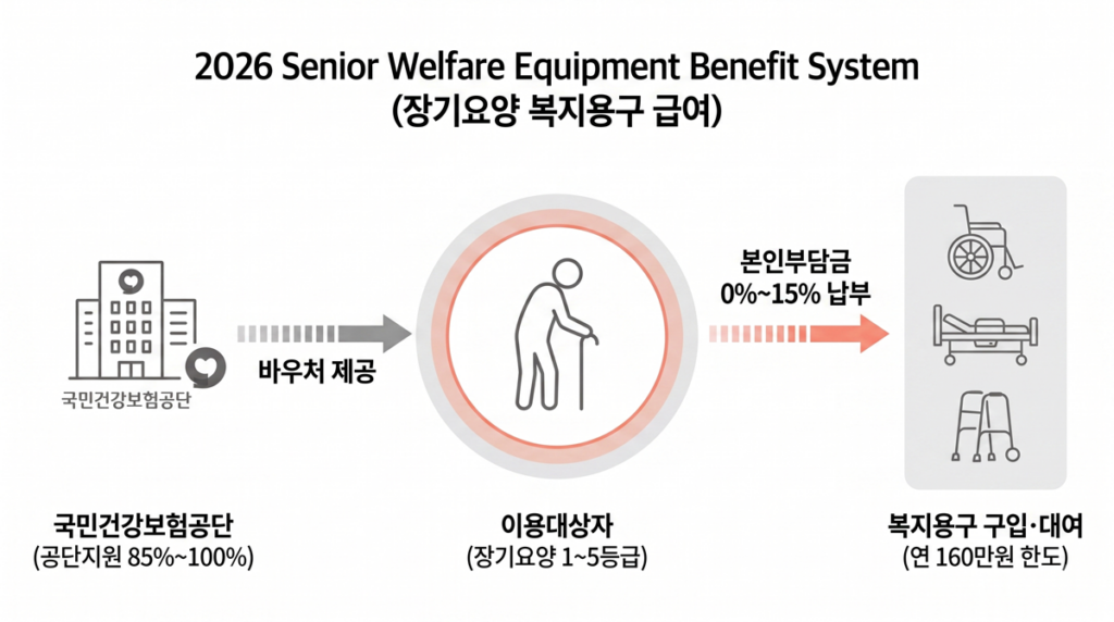 2026년 장기요양 복지용구 급여 혜택 및 신청방법 총정리 1 sen