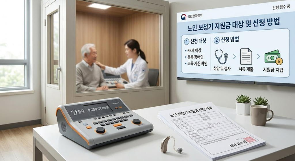노인 보청기 지원금 대상, 받는방법 총정리 (2026) 1 main