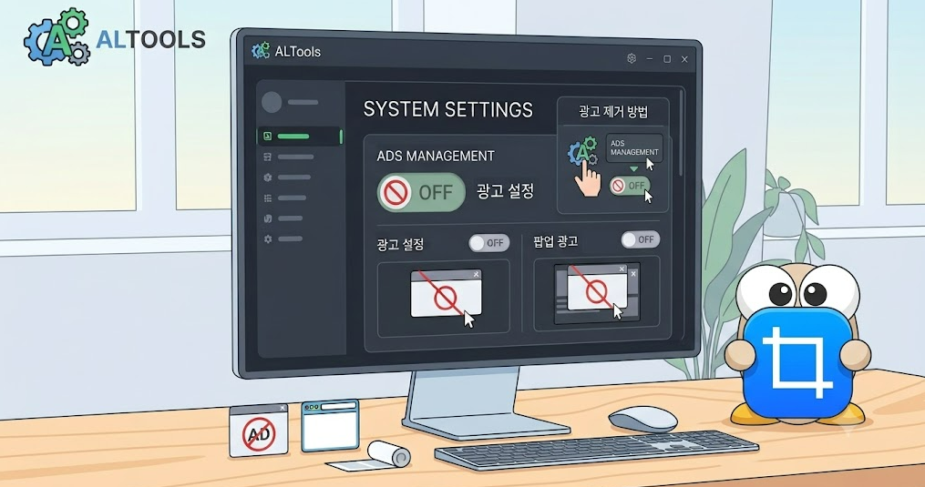 알캡처 광고 끄는법, 광고창과 알림 안 뜨게 하기 1 almain